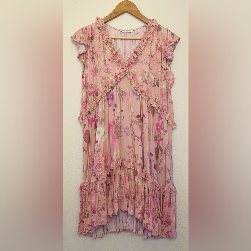 Spell Wild Bloom Mini Dress Blush - Picture 2 of 7